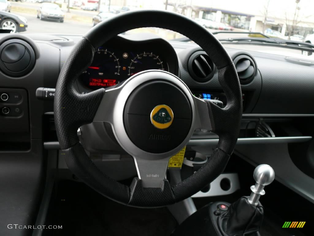 2008 Lotus Exige S 240 Black Steering Wheel Photo #1784961