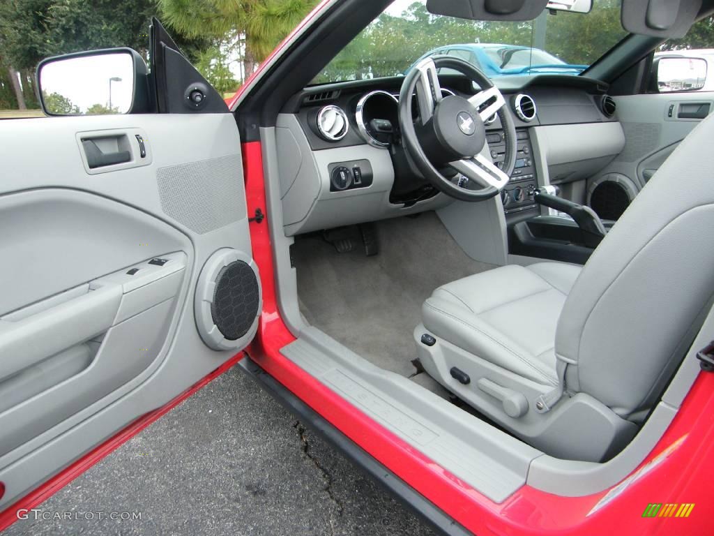 2006 Mustang V6 Premium Convertible - Redfire Metallic / Light Graphite photo #3