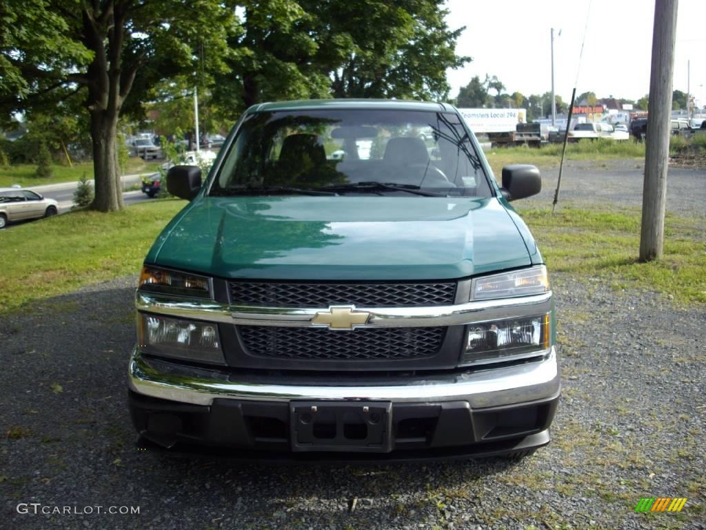 2007 Colorado LT Extended Cab - Woodland Green / Very Dark Pewter photo #2