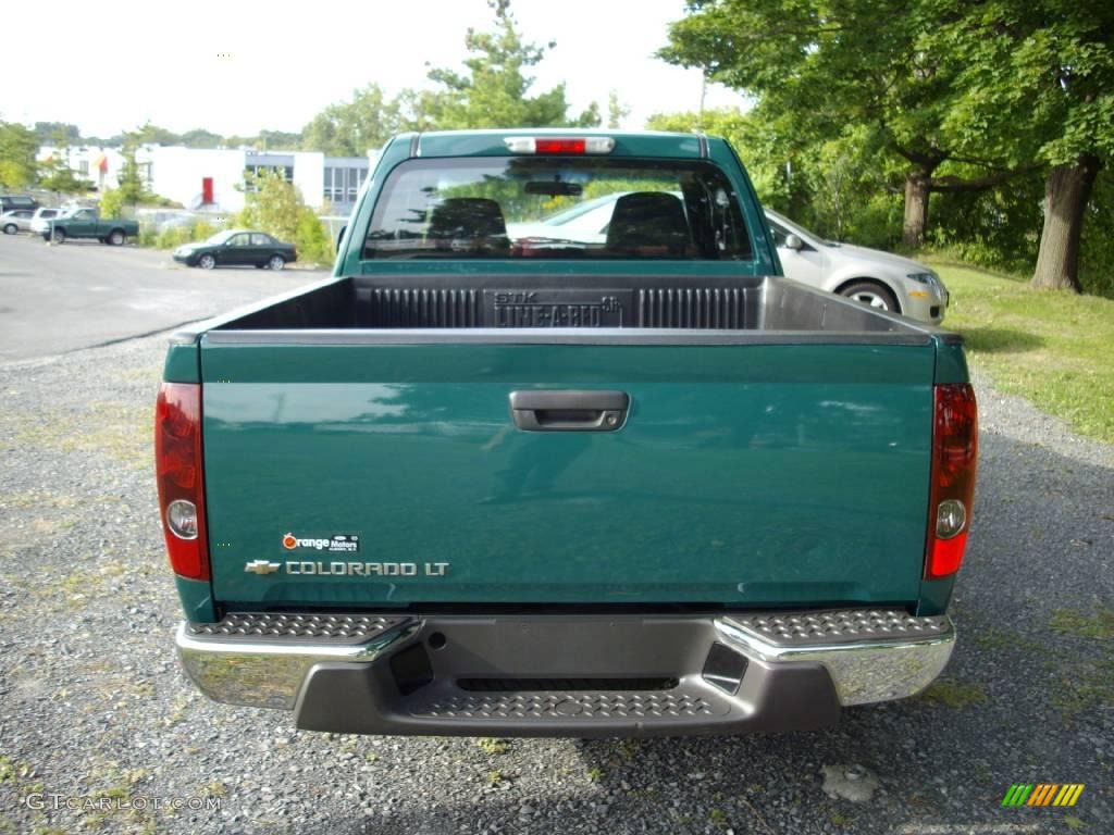 2007 Colorado LT Extended Cab - Woodland Green / Very Dark Pewter photo #5