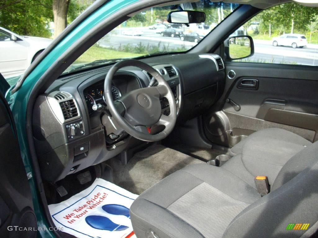 2007 Colorado LT Extended Cab - Woodland Green / Very Dark Pewter photo #9