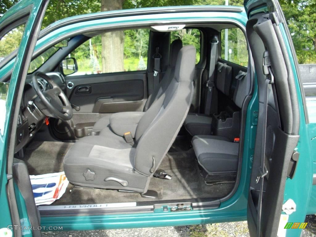 2007 Colorado LT Extended Cab - Woodland Green / Very Dark Pewter photo #10