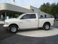 2009 Stone White Dodge Ram 1500 SLT Quad Cab 4x4  photo #1