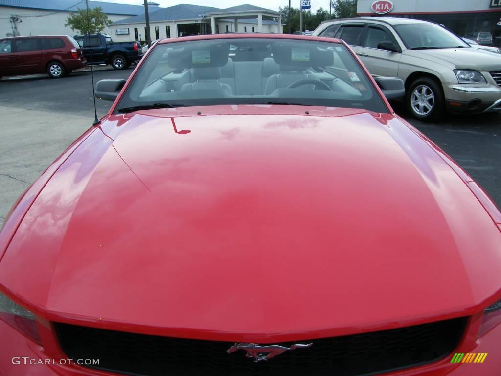 2006 Mustang V6 Premium Convertible - Redfire Metallic / Light Graphite photo #26