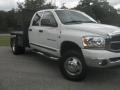 Bright White - Ram 3500 SLT Quad Cab 4x4 Chassis Photo No. 3