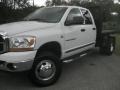 Bright White - Ram 3500 SLT Quad Cab 4x4 Chassis Photo No. 4