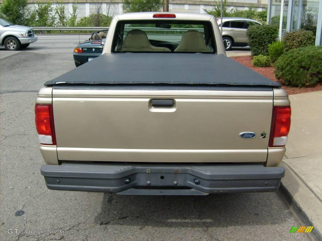 2000 Ranger XL Regular Cab - Harvest Gold Metallic / Medium Prairie Tan photo #4