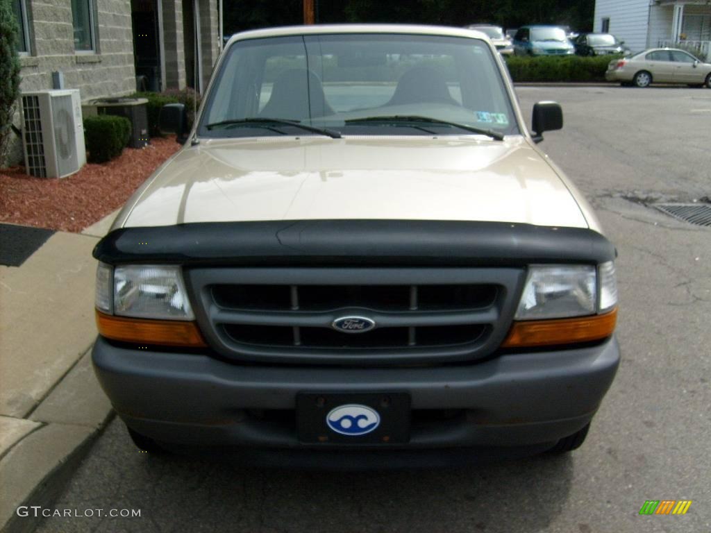 2000 Ranger XL Regular Cab - Harvest Gold Metallic / Medium Prairie Tan photo #7