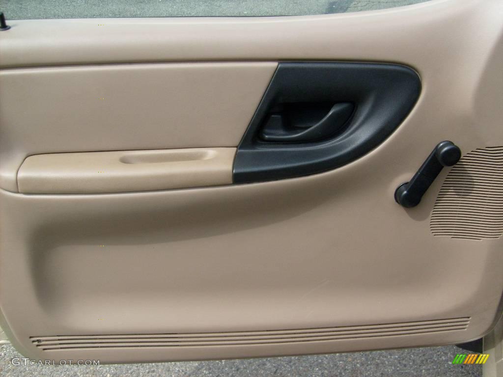 2000 Ranger XL Regular Cab - Harvest Gold Metallic / Medium Prairie Tan photo #11