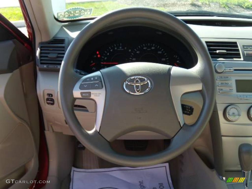 2010 Camry LE - Barcelona Red Metallic / Bisque photo #13