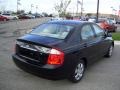 2006 Ebony Black Kia Spectra EX Sedan  photo #5