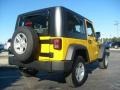 2008 Detonator Yellow Jeep Wrangler X 4x4  photo #3