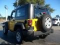 2008 Detonator Yellow Jeep Wrangler X 4x4  photo #5