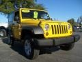 2008 Detonator Yellow Jeep Wrangler X 4x4  photo #9