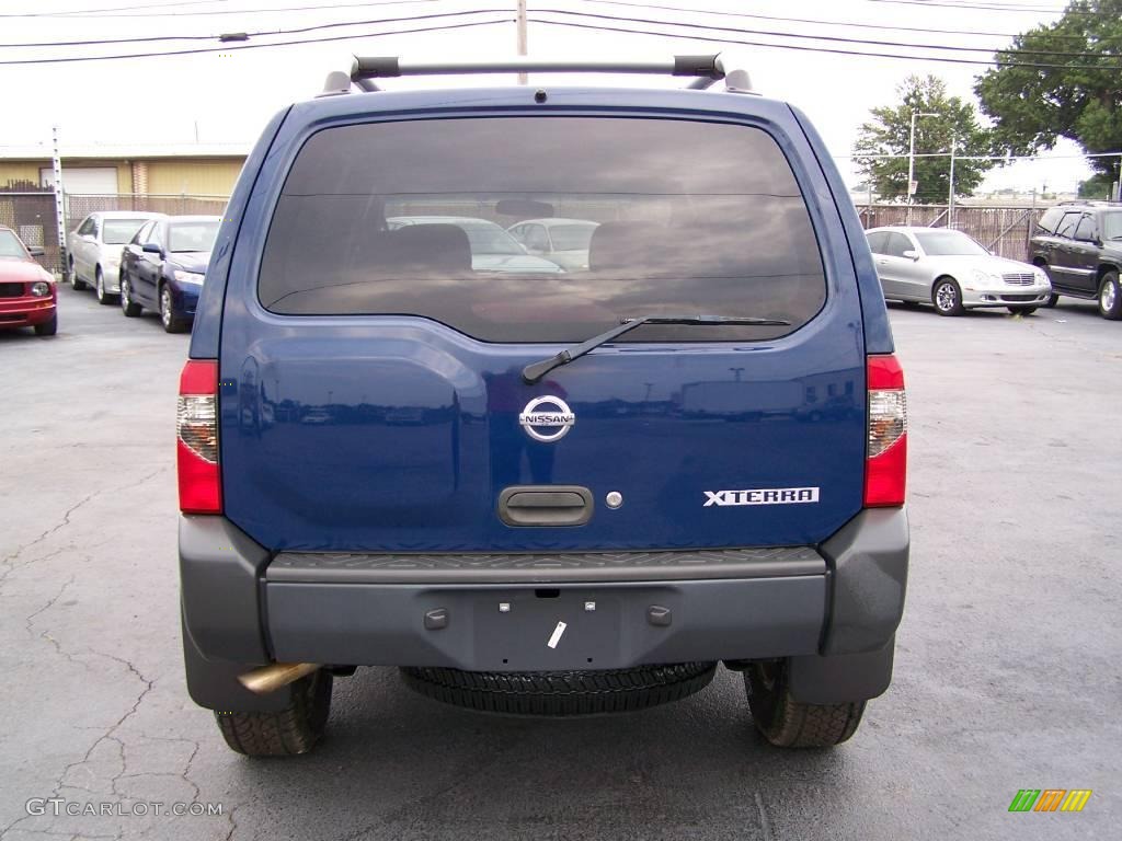 2003 Xterra XE V6 - Just Blue Metallic / Gray photo #4