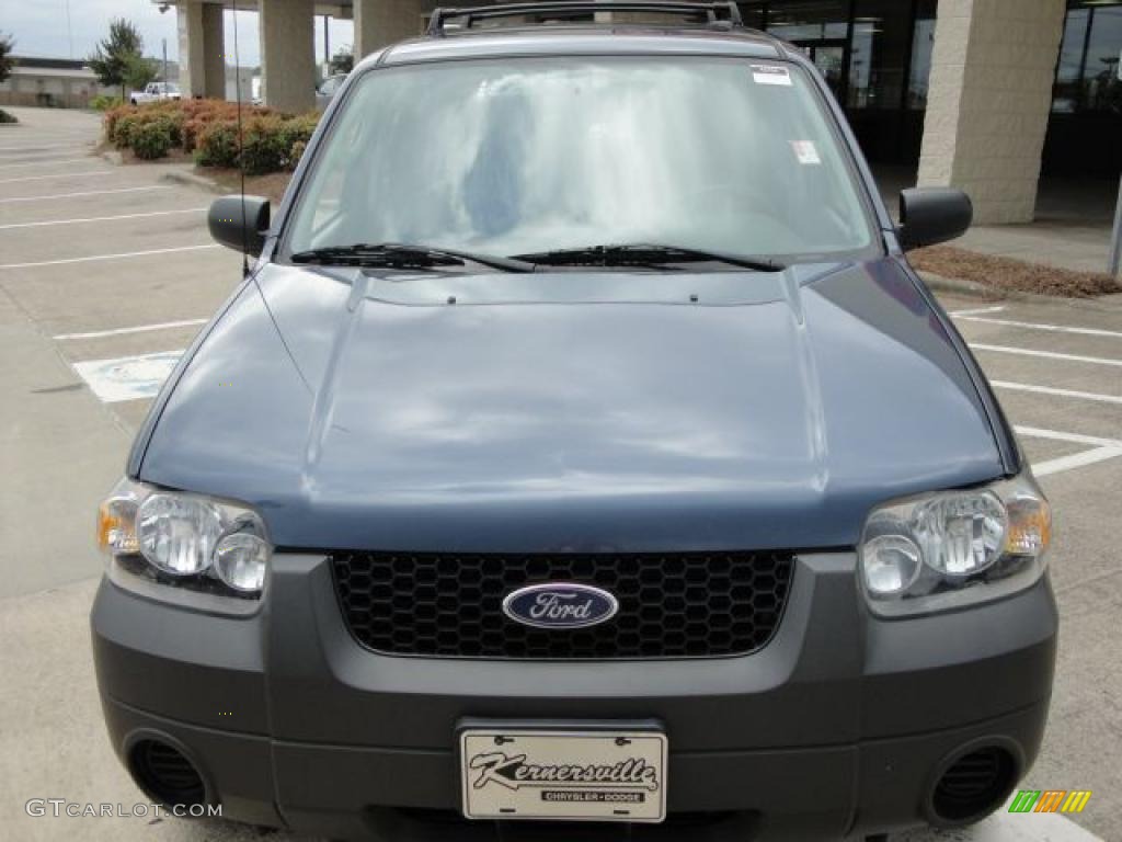 2006 Escape XLS - Norsea Blue Metallic / Medium/Dark Flint photo #9