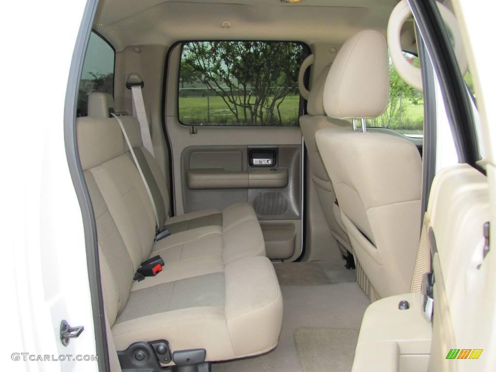 2006 F150 XLT SuperCrew 4x4 - Oxford White / Tan photo #11