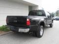 2008 Black Ford F350 Super Duty Lariat SuperCab 4x4 Dually  photo #3