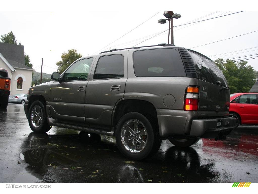 2005 Yukon Denali AWD - Steel Gray Metallic / Stone Gray photo #6