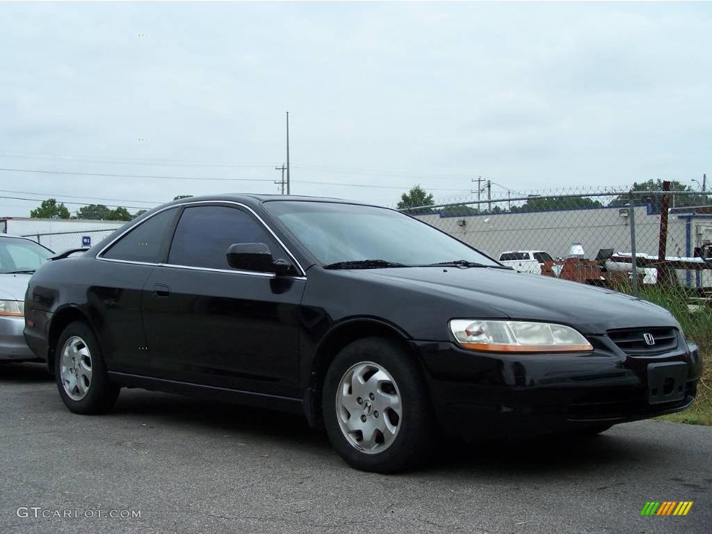 2000 Accord EX-L Coupe - Nighthawk Black Pearl / Charcoal photo #1