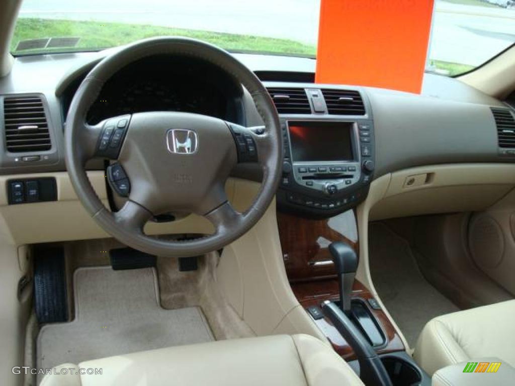 2007 Accord EX-L V6 Sedan - Carbon Bronze Pearl / Ivory photo #12