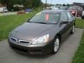 2007 Carbon Bronze Pearl Honda Accord EX-L V6 Sedan  photo #16