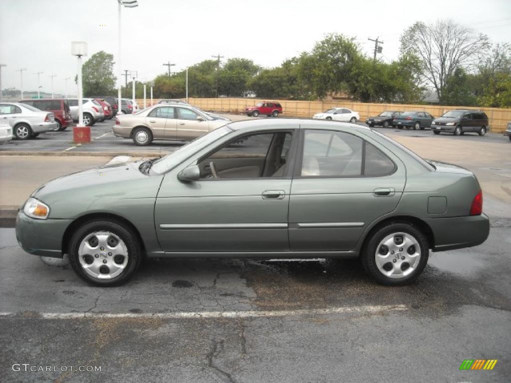 2006 Sentra 1.8 S - Jaded Metallic / Taupe Beige photo #1