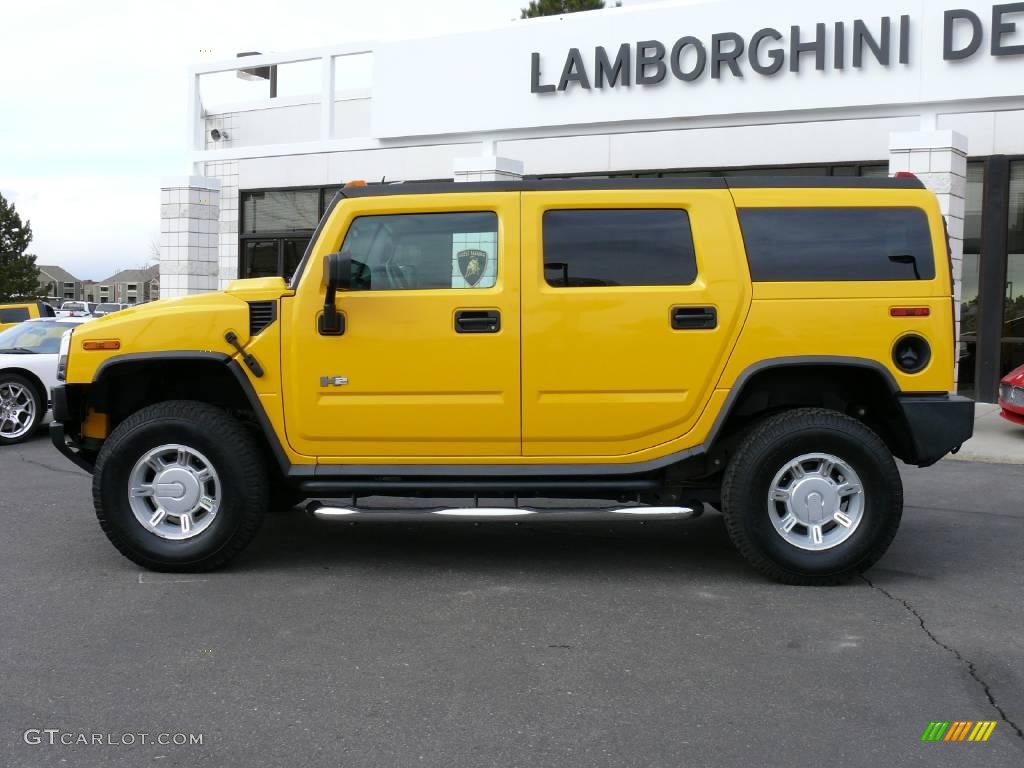 2005 H2 SUV - Yellow / Wheat photo #9