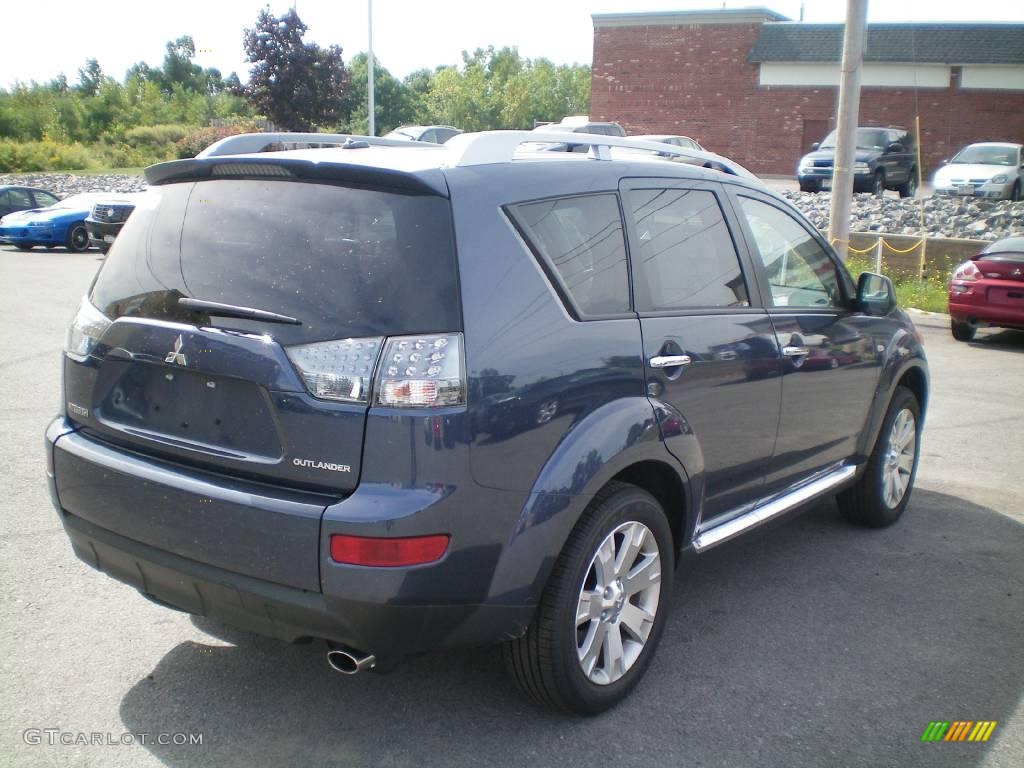 2009 Outlander SE - Deep Blue Metallic / Black photo #11