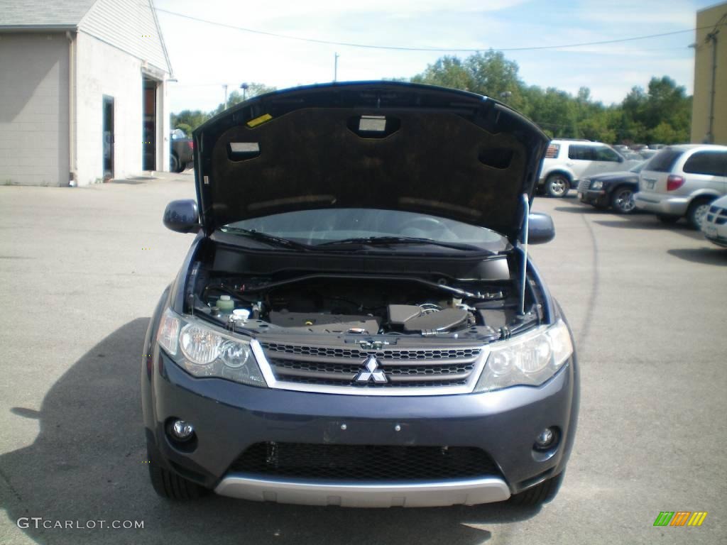 2009 Outlander SE - Deep Blue Metallic / Black photo #15