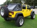 2008 Detonator Yellow Jeep Wrangler Unlimited X 4x4  photo #6
