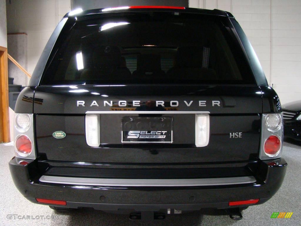2007 Range Rover HSE - Java Black Pearl / Sand/Jet photo #5