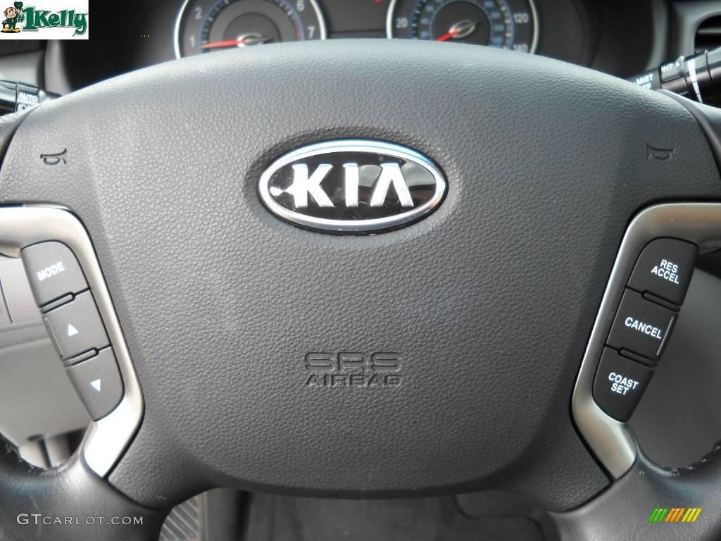 2007 Optima EX V6 - Bright Silver Metallic / Gray photo #19