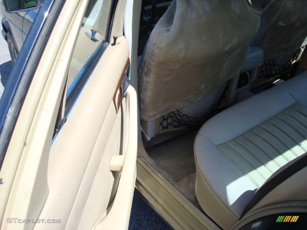 1986 S Class 300 SDL - Deep Blue / Creme Beige photo #18