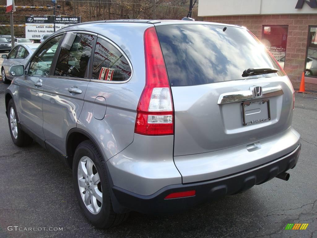 2007 CR-V EX-L 4WD - Whistler Silver Metallic / Black photo #2