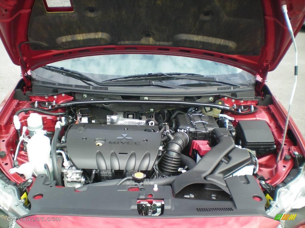 2010 Lancer Sportback GTS - Rally Red Metallic / Black photo #16