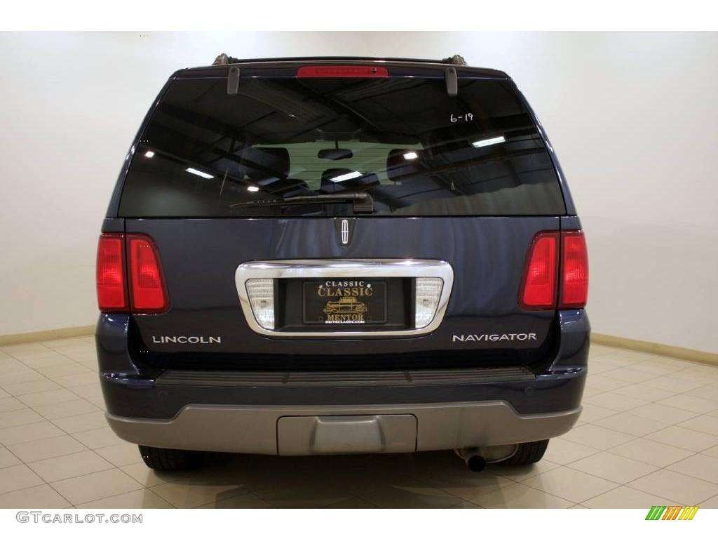 2004 Navigator Luxury 4x4 - True Blue Metallic / Dove Grey photo #6