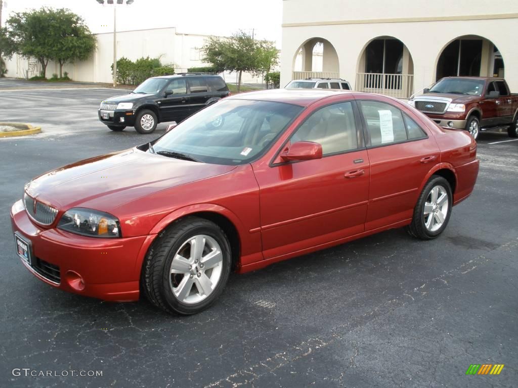 Vivid Red Metallic Lincoln LS