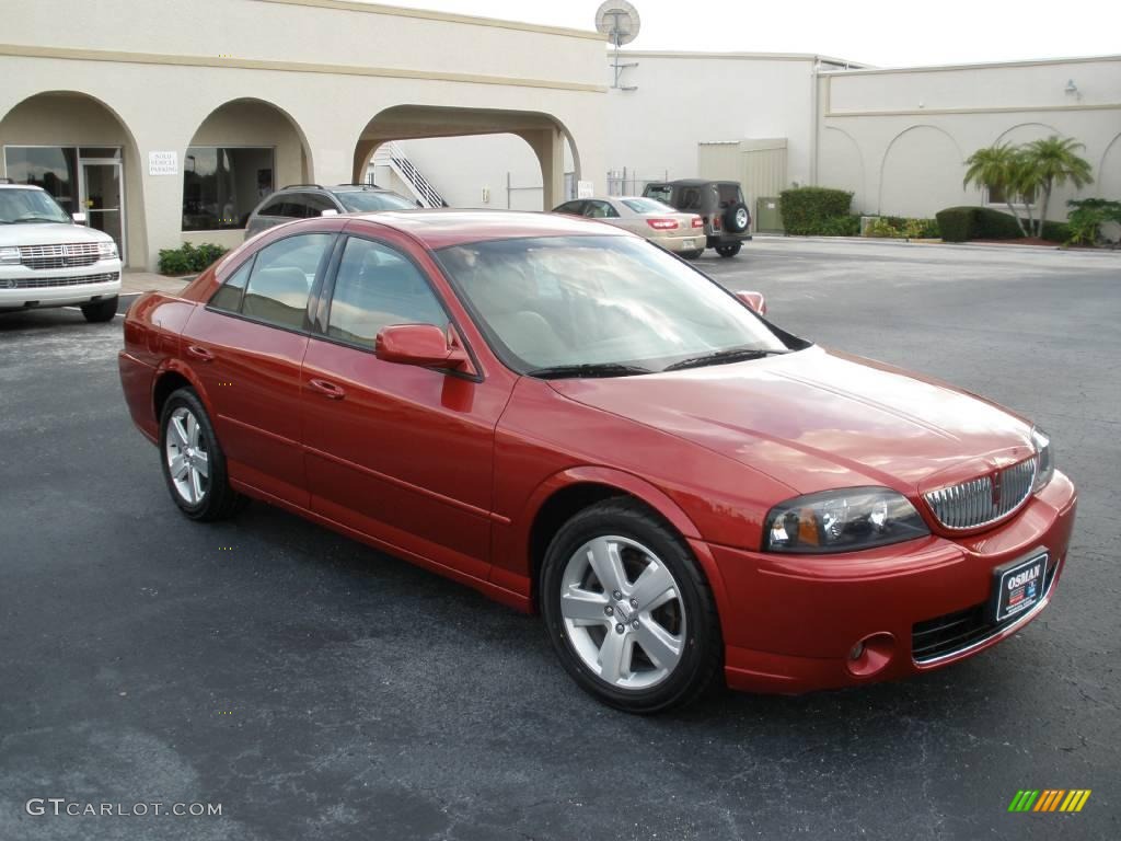 2006 LS V8 - Vivid Red Metallic / Beige photo #7