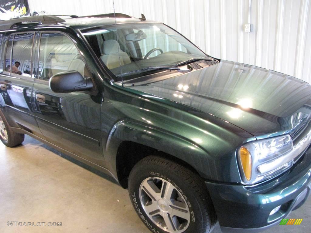 2006 TrailBlazer EXT LS 4x4 - Emerald Jewel Metallic / Light Gray photo #1