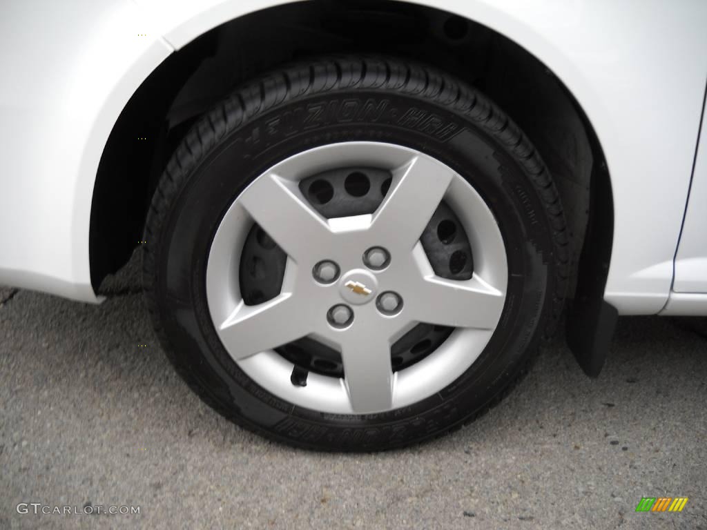 2007 Cobalt LS Coupe - Summit White / Gray photo #16