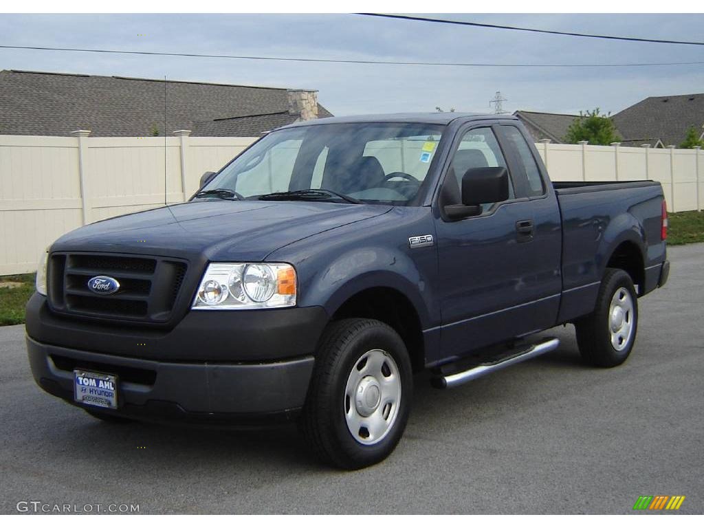 2006 F150 XL Regular Cab - Medium Wedgewood Blue Metallic / Medium/Dark Flint photo #1