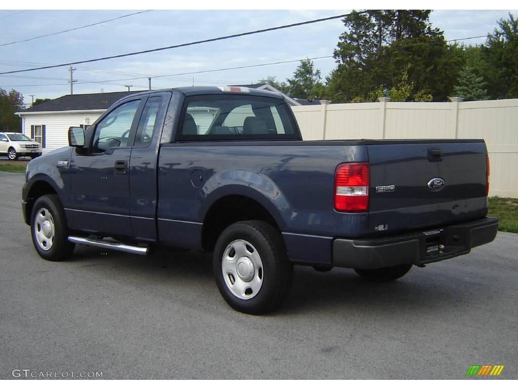 2006 F150 XL Regular Cab - Medium Wedgewood Blue Metallic / Medium/Dark Flint photo #3