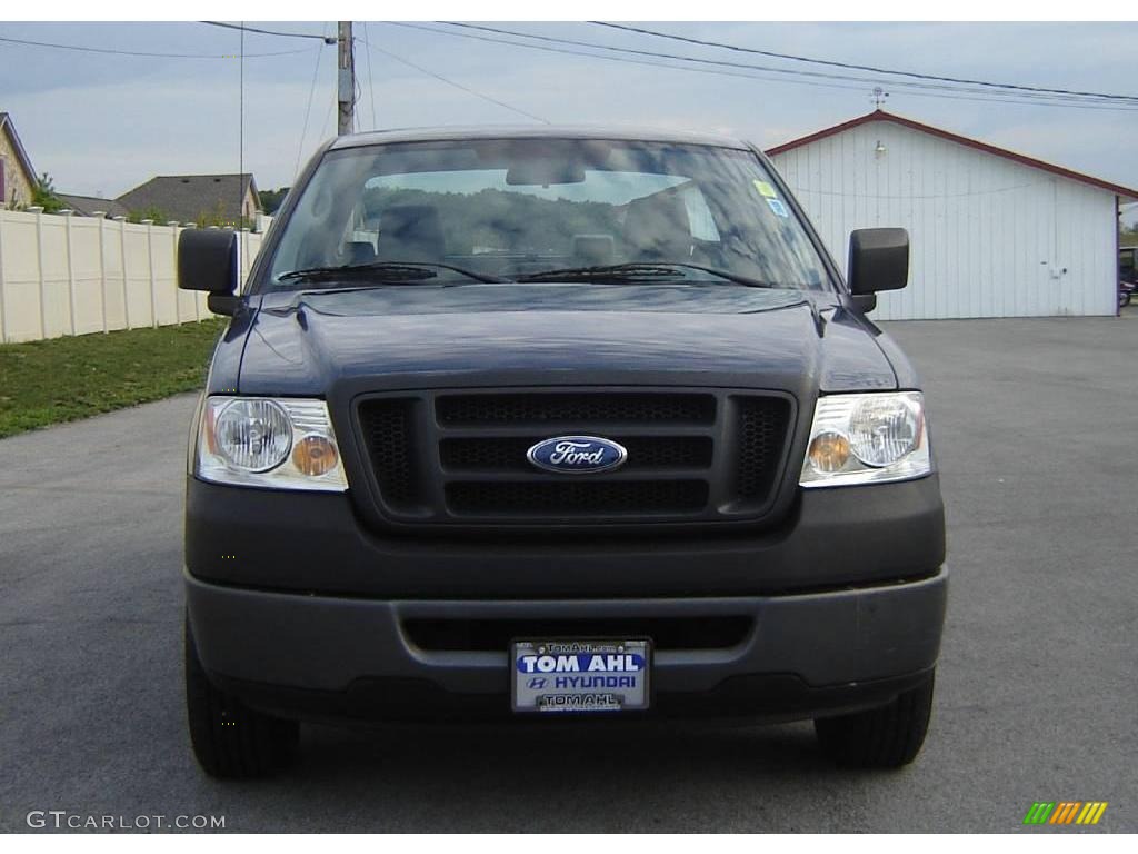 2006 F150 XL Regular Cab - Medium Wedgewood Blue Metallic / Medium/Dark Flint photo #8