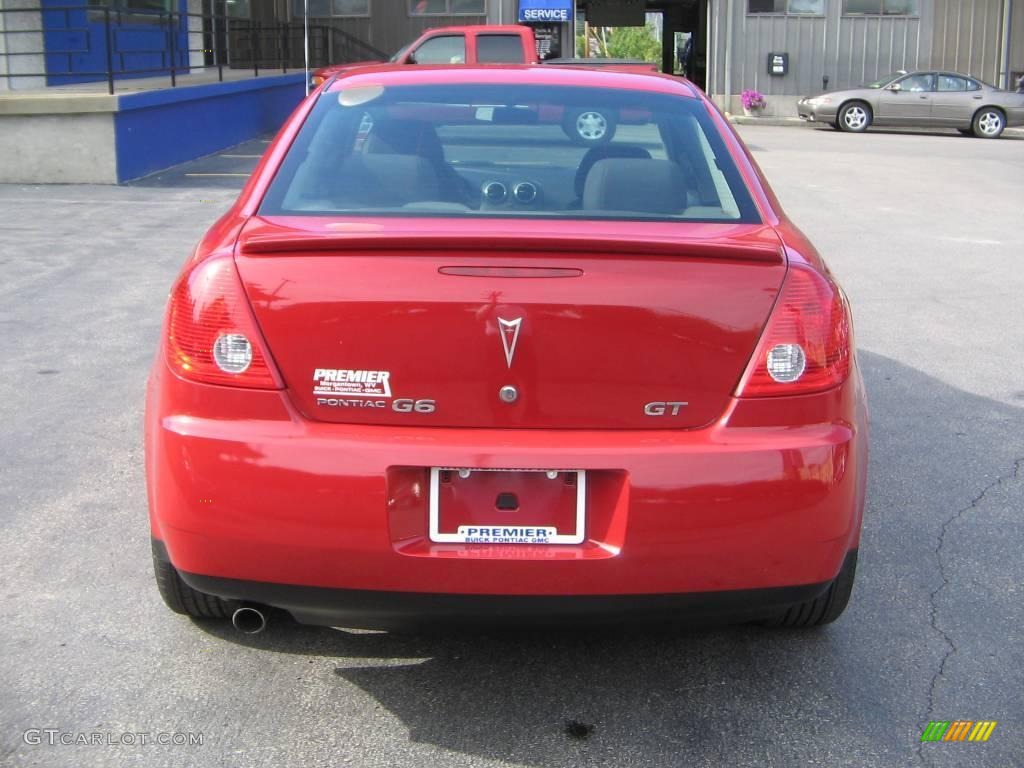 2006 G6 GT Sedan - Crimson Red / Ebony photo #5