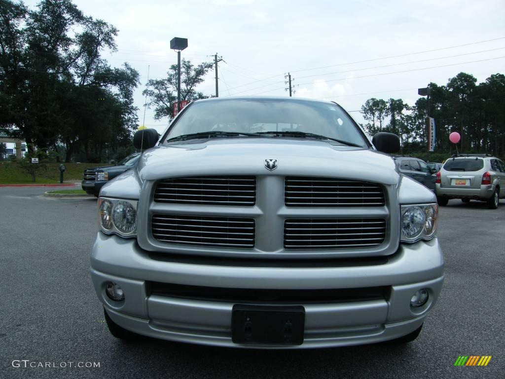 2005 Ram 1500 SLT Quad Cab 4x4 - Bright Silver Metallic / Dark Slate Gray photo #10