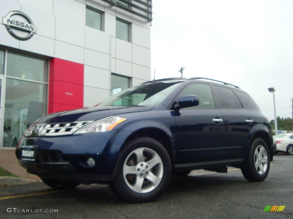 2005 Murano SL AWD - Midnight Blue Pearl / Charcoal photo #4