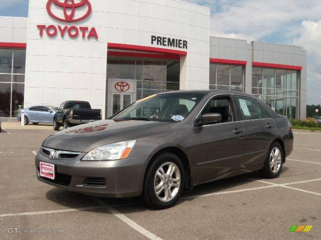2006 Accord EX-L Sedan - Carbon Bronze Pearl / Black photo #3