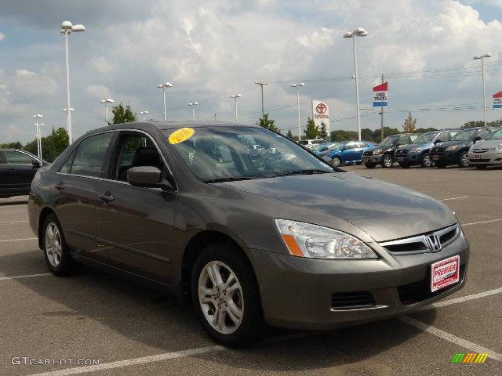 2006 Accord EX-L Sedan - Carbon Bronze Pearl / Black photo #12