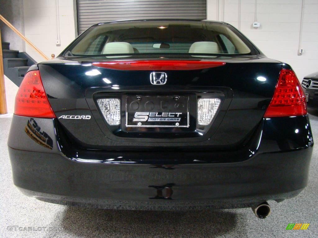2006 Accord LX Sedan - Nighthawk Black Pearl / Ivory photo #9